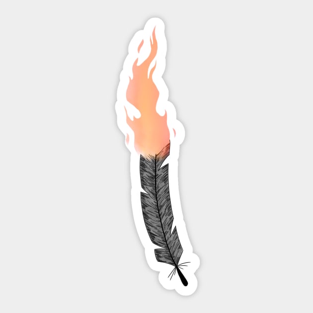 Flame Sticker by the-bone-weaver 